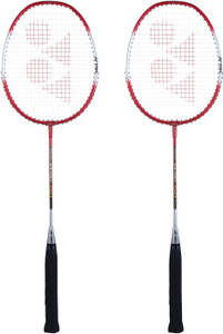 YONEX ZR-100 Light Red, Grey, Silver Strung Badminton Racquet