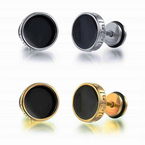 NIMZ Mens Women girls boys Valentine Multi Hoop Bali earrings combo stylish design Cubic Zirconia Stainless Steel, Metal, Brass, Alloy Stud Earring