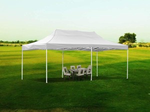 seven star decor Canopy Waterproof Foldable Tent | Party, Garden & Activity Tent | White -45 Kg Fabric Gazebo