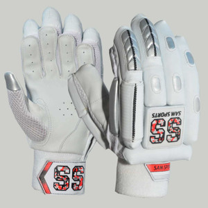 SAM SPORTS TEST Batting Gloves White - Image 5