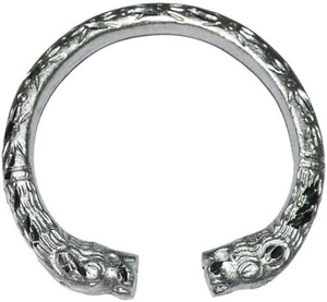 AGRODAK Metal Silver Coated Kada