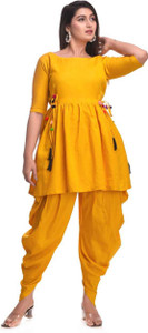 GHK FASHION Women Kurti Dhoti Pant Set