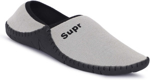 aadi Grey Canvas Slip On Outdoor Lightweight Walking/Casual Loafer For Men