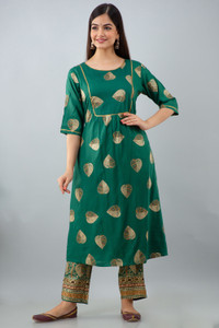 Aaysa Women Kurta Pant Set