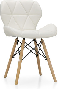 Finch Fox Eames Replica Faux Leather Dining Chair/Cafe Chair/Side Chair/Accent Chair Leatherette Dining Chair