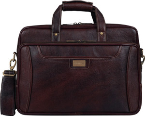BRAND LEATHER Men Brown Messenger Bag