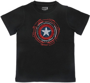 Marvel Avengers Boys Printed Pure Cotton Regular T Shirt