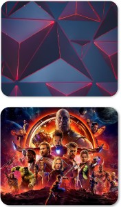 PrintMall BIG SIZE WATERPROOF GAMING MOUSEPAD COMBO PACK OF 2 MOUSEPAD FOR COMPUTER AND LAPTOP Mousepad