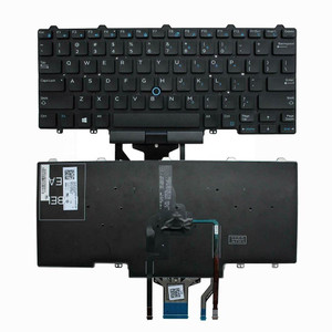 WISTAR Laptop Backlite Keyboard Compatible for Latitude E5450 E5470 E7450 E7470 0D19TR pk1313d4b00 Series WIith TrackPoint Laptop Keyboard Replacement Key