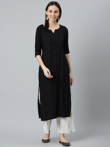 Black kurta flipkart 2025
