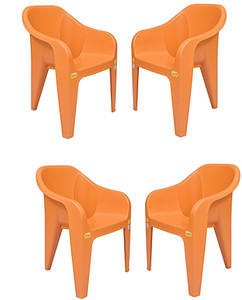 Anmol (New Model )Durable Sofa Chair Weight Bearing Capacity 150 kg Large Size Plastic Outdoor Chair