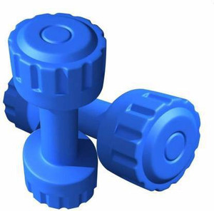 ग्रिफिन PVC Dumbbell Set Bodybuilding Gym Workout PVC Shell Dumbbells Weights (Pack Of 2) निश्चित वजन डम्बल