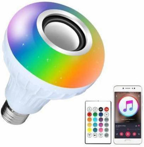 ziffer LED Bulb with Colour Changing Bulb lamp Light Lamp with Bluetooth Speaker Smart Sensor Light