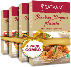 Satvam Bombay Biryani Masala (Pack of 4)|(4*60g)