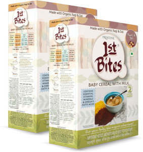 1st Bites Baby Food (8-24 Months) Stage-2, 100% Organic Ragi Dal