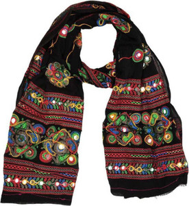 SATGURU COLLECTION Pure Cotton Embroidered Women Dupatta