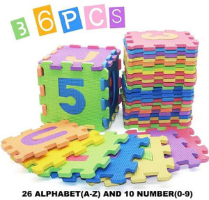 Stepgard ABCD Matt Puzzle Learning Toys Alphabets & Numeric Price in ...