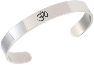 NIMZ Brass, Metal, Alloy, Stainless Steel, Steel Cubic Zirconia Silver, Gold-plated, Black Silver, Platinum Bracelet
