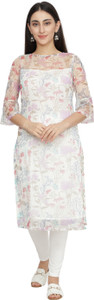 NUEVOSDAMAS Women Printed Straight Kurta