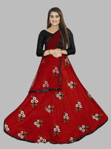 PMD Fashion Embroidered, Embellished, Self Design Semi Stitched Lehenga Choli