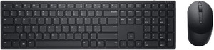 DELL KM5221W/Slim, Multi-Device Combo with Mouse Wireless, Bluetooth Standard Laptop Keyboard Compatible with Desktop, Laptop, Mac with 12 Programmable Keys & 3 Button Optical Mouse, Spill-Resistant Keys