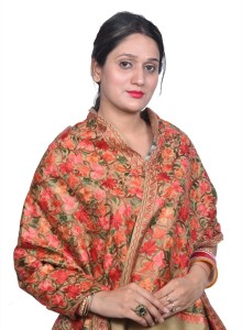 SUMEDH handcrafts Acrylic Embroidered Women Shawl