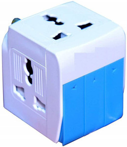 SHREEJIIH Fuse Protected 3 Way Universal Multi Plug with Individual Switch and Indicator, White Fuse Protected 3 Way Universal Multi Plug with Individual Switch and Indicator, White 3-in-1 Universal Travel Adapter Multi Plug with Individual Switch 3 Socket Surge Protector Three Pin Plug Three Pin Plug