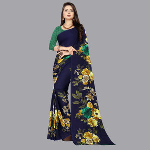kashvi sarees Printed Daily Wear Georgette Saree