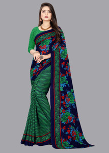 kashvi sarees Printed Daily Wear Georgette Saree