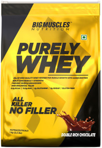 BIGMUSCLES NUTRITION Purely | Isolate Matrix 25g Protein, 12.2g EAA, 4g Glutamine, 0g Sugar Whey Protein