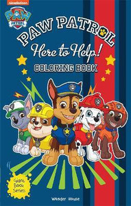 Here to Help! : Paw Patrol Giant Coloring Book For Kids  - By Miss & Chief
