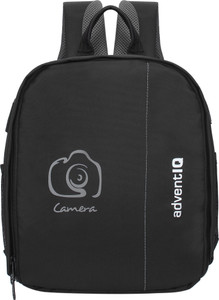 AdventIQ DSLR/SLR Camera Lens Shoulder Printed Backpack-(BNP 0197P-Camera 1)-Grey Clr  Camera Bag