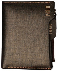Pabojoe Men Brown Genuine Leather Wallet