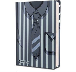 Jhingalala Tie Print Hard Bound Undated A5 Diary Notebook (20 X 14.5 CM, 80 GSM, 190 Ruled Perforated Pages) Diary for Writing, Gift for Friend, Personal Diary A5 Diary Ruled 190 Pages