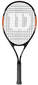 【R20964】ダミオン・ホール/ストレート・トゥ・ザ・ポイント WILSON Matchpoint XL , Black/Orange Multicolor Strung Tennis