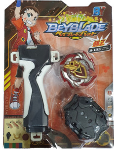 べびべび AZAD57 Beyblade Series Z Achilles B-105 Starter Spinning and