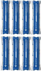 AQUANZA 8 pcs 10'' PP Spun Filter Candle Suitable For All Types Of Ro Water Purifier Solid Filter Cartridge