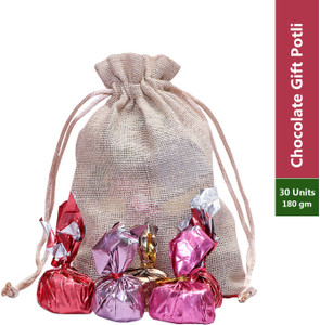 chocolate net potli bags