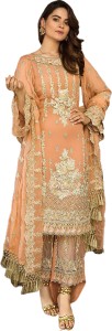 Miss Ethnik Georgette Embroidered Salwar Suit Material