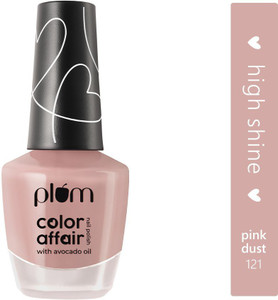 Plum Color Affair Nail Polish - Pink Dust - 121 | 7-Free Formula