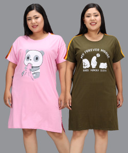 Christy World Colorblock Women Round Neck Multicolor T-Shirt