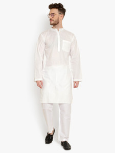 Latest Chikan Men Kurta Pyjama Set