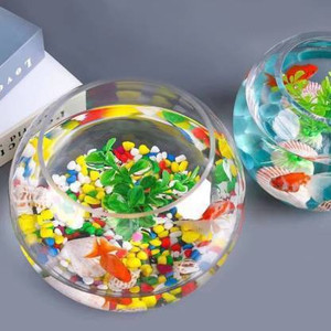 BILAL ANSARI W.C. 10 Inches 6 Round Ends Aquarium Tank