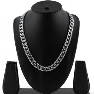 P R Production Platinum Plated Stainless Steel Chain