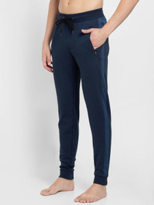JOCKEY Solid Men Dark Blue Track Pants