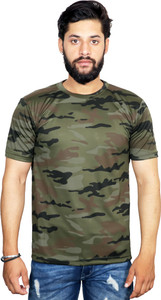 AXOLOTL Printed Men Round Neck Multicolor T-Shirt