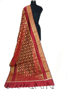 The SDF India Art Silk Woven Women Dupatta