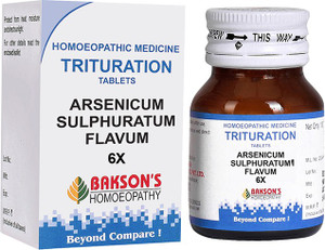 Bakson's Homoeopathy Arsenicum Sulphuratum Flavum 6X Tablets