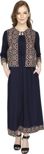 SHASHVI Women Kurta Ethnic Jacket Set