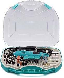 A&S TOOLSHOP 220V Electric Mini Drill With Flex Shaft 211pcs Rotary Accessories 180W Jewelry Polishing Tools Rotary Tool (3.2 mm) Rotary Tool